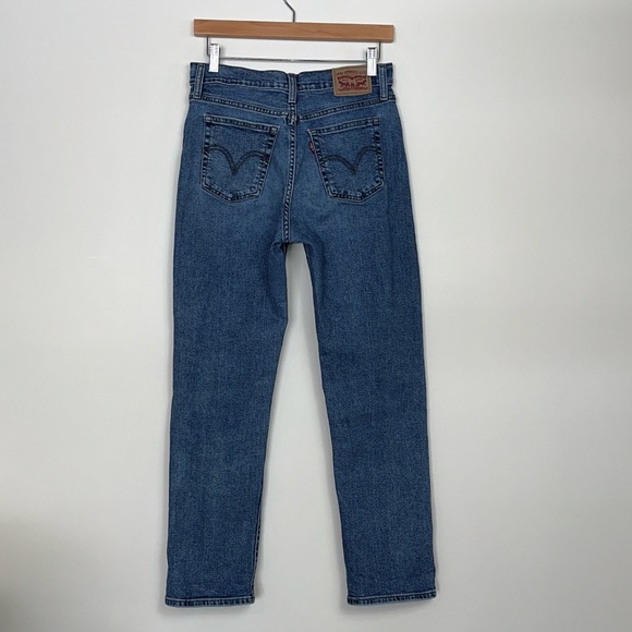 LEVI’S Wedgie Straight Fit Jeans in Summer Love In The Mist - Picture 8 of 14